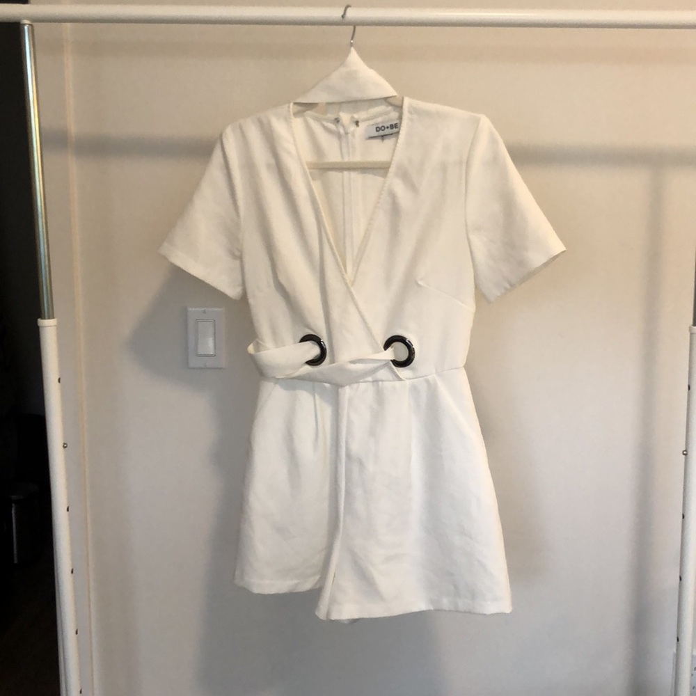Do+Be white romper